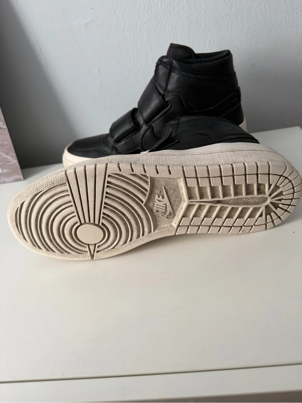 Nike Air Jordan 1 Retro Double Strap High Black White 11